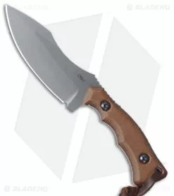 CRKT Kaila Cumings Bugsy Fixed Blade Knife Brown Micarta (3.78" Stonewash)