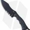 CRKT Kaila Cumings Bugsy Fixed Blade Knife Black G-10 (3.78" Black Veff Serr) -Avokelavavat Sales Store CRKT Kaila Cumings Bugsy Fixed Blade Knife w Veff Serrations Black BHQ 181752 kc 2