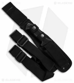 CRKT M60-14NK SOTFB Fixed Blade Knife Tanto (4.38" Black Serr) -Avokelavavat Sales Store CRKT SOTFB Black Serr Tanto M60 14NK BHQ 49727 jr sheath