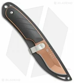 CRKT Side Hawg 2 Fixed Blade Neck Knife W/ Pivot Sheath (2.25" Bronze) 2404BR -Avokelavavat Sales Store CRKT Side Hawg 2 neck knife pivot sheath bronze 2404BR BHQ 69071 er spine