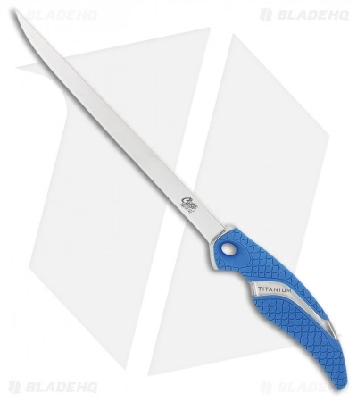 Camillus Cuda Large Flex Fillet Fixed Blade Knife Blue (8.25" Bead Blast) 18832 3 Camillus Cuda Large Flex Fillet Fixed Blade Knife Blue (8.25" Bead Blast) 18832