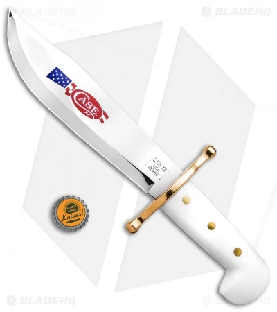 Case Cutlery Case Bowie Hunting Fixed Blade Knife White W/ Blade Art (BOWIE SS) 6 Case Cutlery Case Bowie Hunting Fixed Blade Knife White W/ Blade Art (BOWIE SS) - Image 4