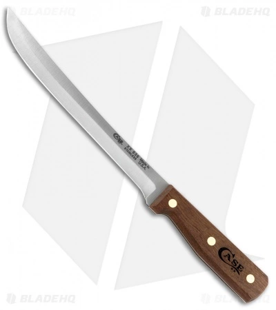 Case Cutlery Slicer Fixed Blade Knife Walnut (9" Satin) 07317 3 Case Cutlery Slicer Fixed Blade Knife Walnut (9" Satin) 07317