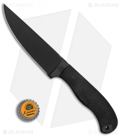 Case Cutlery Case Winkler Skinner Fixed Blade Knife Black Canvas Laminate (5.1" Black) 43173 6 Case Cutlery Case Winkler Skinner Fixed Blade Knife Black Canvas Laminate (5.1" Black) 43173 - Image 4