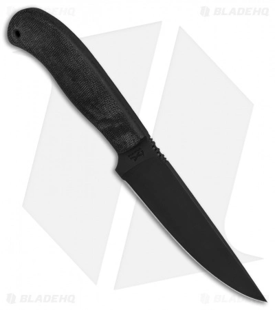 Case Cutlery Case Winkler Skinner Fixed Blade Knife Black Canvas Laminate (5.1" Black) 43173 4 Case Cutlery Case Winkler Skinner Fixed Blade Knife Black Canvas Laminate (5.1" Black) 43173 - Image 2