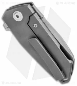 Cheburkov Knives Bulldog Frame Lock Knife Titanium (2.375" Bead Blast) 8 Cheburkov Knives Bulldog Frame Lock Knife Titanium (2.375" Bead Blast) -Avokelavavat Sales Store Cheburkov Knives Bulldog FL Ti BB BHQ 104777 jr side