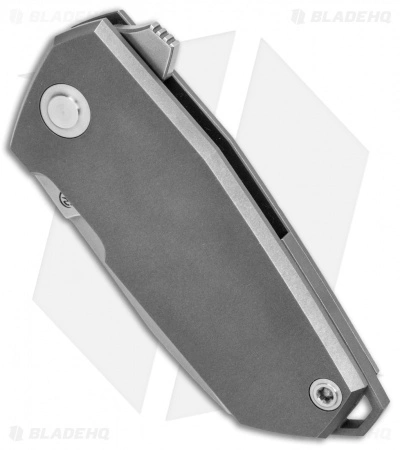 Cheburkov Knives Bulldog Frame Lock Knife Titanium (2.375" Bead Blast) 4 Cheburkov Knives Bulldog Frame Lock Knife Titanium (2.375" Bead Blast) - Image 2