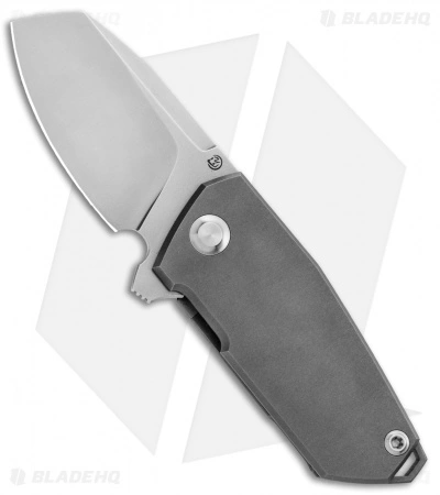 Cheburkov Knives Bulldog Frame Lock Knife Titanium (2.375" Bead Blast) 3 Cheburkov Knives Bulldog Frame Lock Knife Titanium (2.375" Bead Blast)