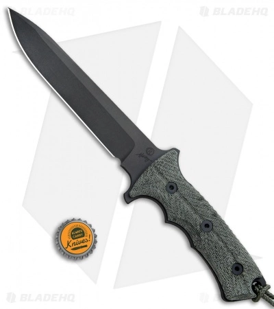 Chris Reeve Knives Green Beret Fixed Blade Knife (7" Black) 6 Chris Reeve Knives Green Beret Fixed Blade Knife (7" Black) - Image 4