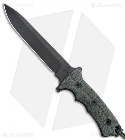 Chris Reeve Knives Green Beret Fixed Blade Knife (7" Black) 3 Chris Reeve Knives Green Beret Fixed Blade Knife (7" Black)