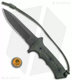 Chris Reeve Knives Green Beret Knife Fixed Blade (5.5" Gray Serr) -Avokelavavat Sales Store Chris Reeve Knives Green Beret Gray Serr BHQ 4707 jr bottlecap