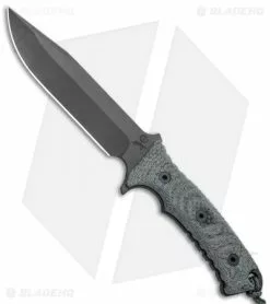Chris Reeve Knives Pacific Fixed Blade Knife Micarta (6.3" Black)