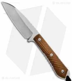 Chris Reeve Knives Chris Reeve Nyala Insingo Fixed Blade Knife Brown Micarta (3.75" Stonewash)