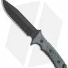 Chris Reeve Knives Pacific Fixed Blade Black Canvas Micarta (6.3" Blk PVD Serr) -Avokelavavat Sales Store Chris Reeve Pacific black canvas micarta blk pvd serr BHQ 67723 er