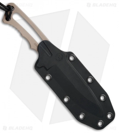 Chris Reeve Knives Professional Soldier Fixed Blade Knife (3.375" FDE PVD) 5 Chris Reeve Knives Professional Soldier Fixed Blade Knife (3.375" FDE PVD) - Image 3