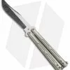 Chuck Gedraitis Knives Balisong #164 Titanium Butterfly Knife (4.25" BB SW)