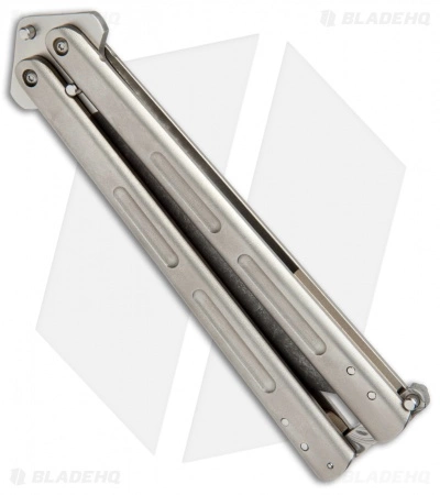 Chuck Gedraitis Knives Balisong #164 Titanium Butterfly Knife (4.25" BB SW) 4 Chuck Gedraitis Knives Balisong #164 Titanium Butterfly Knife (4.25" BB SW) - Image 2