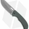 Chuck Gedraitis Bullshark Hybrid Knife Green G-10 (3.75" Acid Stonewash)