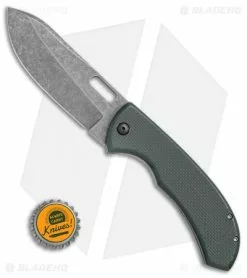 Chuck Gedraitis Bullshark Hybrid Knife Green G-10 (3.75" Acid Stonewash) -Avokelavavat Sales Store Chuck Gedraitis Bullshark hybrid green G10 acid sw BHQ 68544 er size