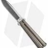 Chuck Gedraitis Custom Channel Balisong #4 Butterfly Knife Bronze Ti (Two-Tone)