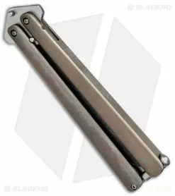Chuck Gedraitis Custom Channel Balisong #4 Butterfly Knife Bronze Ti (Two-Tone) -Avokelavavat Sales Store Chuck Gedraitis Custom Channel Balisong 4 Butterfly Bronze Ti TT BHQ 71713 jr spine
