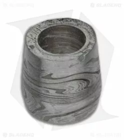 Chuck Gedraitis Custom Lume Lanyard Bead - 304/316 Stainless Damascus -Avokelavavat Sales Store Chuck Gedraitis Custom Lume Lanyard Bead Damascus BHQ 133969 jr top