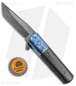 Chuck Gedraitis Small Yakuza Frame Lock Knife Silver LSCF/Timascus (3" Damascus) 9 Chuck Gedraitis Small Yakuza Frame Lock Knife Silver LSCF/Timascus (3" Damascus) -Avokelavavat Sales Store Chuck Gedraitis Small Yakuza Silver LSCF Timascus Damascus BHQ 71709 jr bottlecap