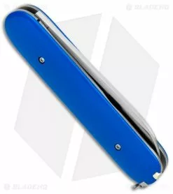 Chuck Gedraitis Swiss Army Switchblade Automatic Knife Blue G-10 (3.25" Satin) -Avokelavavat Sales Store Chuck Gedraitis Swiss Army Switchblade Auto Blue G 10 Satin BHQ 104790 jr side