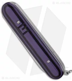Chuck Gedraitis Switch Army Auto Knife Black / Purple G-10 (3.4" Satin) -Avokelavavat Sales Store Chuck Gedraitis Switch Army Switchblade Auto Black Purple G 10 BHQ 176346 jr spine