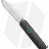 Chuck Gedraitis Switch Army Switchblade Auto Knife Black, Green CF (3.4" Satin) -Avokelavavat Sales Store Chuck Gedraitis Switch Army Switchblade Auto CF Green Liners BHQ 176345 jr