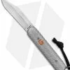 Chuck Gedraitis Switch Army Switchblade Automatic Knife Silver Twill -Avokelavavat Sales Store Chuck Gedraitis Switch Army Switchblade Auto Silver Twill BHQ 132143 jr
