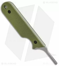 Civilware IBK (Interchangeable Blade Knife) Fixed Blade OD Green G-10 (3" Satin) -Avokelavavat Sales Store Civilware IBK Interchangeable Blade Knife Fixed Blade OD Green G 10 SW BHQ 91925 jr spine