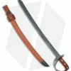 Cold Steel 1917 Cutlass Sword W/ Brown Leather Scabbard (24.75" Satin) -Avokelavavat Sales Store Cold Steel 1917 Cutlass Sword brown leather scabbard satin BHQ 44167 er