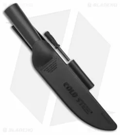 Cold Steel Bushman Fixed Blade Knife Carbon Steel (7" Black) -Avokelavavat Sales Store Cold Steel Bushman Fixed Blade Black BHQ 105615 jr sheath