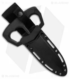 Cold Steel Chaos Push Knife Fixed Blade Knife (5" Black) 80NT3 -Avokelavavat Sales Store Cold Steel Chaos Push Knife Fixed Blade Knife 5 Black 80NT3 BHQ 121239 LS Sheath
