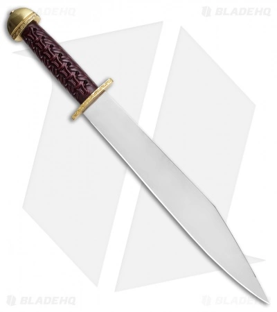 Cold Steel Chieftan's Sax Fixed Blade Knife Sal Wood (13.875 Satin) 88HUK 4 Cold Steel Chieftan's Sax Fixed Blade Knife Sal Wood (13.875 Satin) 88HUK - Image 2