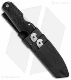 Cold Steel Click-N-Cut Exchangeable Blade Knife Black ABS (2.5" Stonewash) -Avokelavavat Sales Store Cold Steel Click N Cut Exchangeable Black BDS Satin 40A BHQ 106751 jr sheath