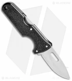Cold Steel Click-N-Cut Exchangeable Blade Knife Black ABS (2.5" Stonewash) -Avokelavavat Sales Store Cold Steel Click N Cut Exchangeable Black BDS Satin 40A BHQ 106751 jr spine
