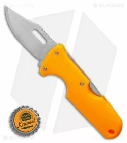 Cold Steel Click-N-Cut Hunter Knife Orange ABS (2.5" Stonewash) -Avokelavavat Sales Store Cold Steel Click N Cut Hunter Knife Orange BDS 2.5 Satin 40AL BHQ 121222 LS Bottlecap