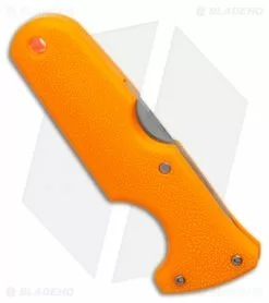 Cold Steel Click-N-Cut Hunter Knife Orange ABS (2.5" Stonewash) -Avokelavavat Sales Store Cold Steel Click N Cut Hunter Knife Orange BDS 2.5 Satin 40AL BHQ 121222 LS Side