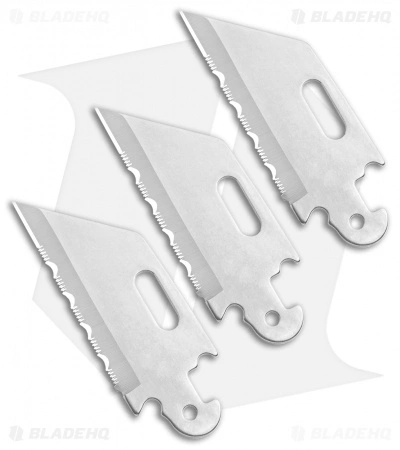 Cold Steel Click-N-Cut Replacement Blade 3 Pack(2.5" Reverse Tanto Serr) 40AP3C 3 Cold Steel Click-N-Cut Replacement Blade 3 Pack(2.5" Reverse Tanto Serr) 40AP3C