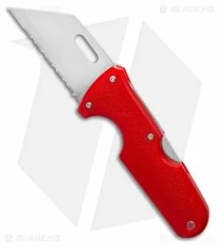 Cold Steel Click-N-Cut Slock Master Skinner Knife Red ABS (2.5" SW) -Avokelavavat Sales Store Cold Steel Click N Cut Slock Master Skinner Knife Red BDS 2.5 Satin 40AT BHQ 121229 LS Blade3