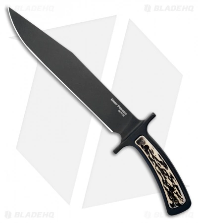 Cold Steel Drop Forged Bowie Fixed Blade Knife (9.5" Black) 36MK 3 Cold Steel Drop Forged Bowie Fixed Blade Knife (9.5" Black) 36MK