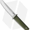 Cold Steel Kobun Tanto Fixed Blade Knife OD Green (5.5" Satin)