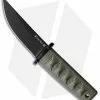 Cold Steel Kyoto II Fixed Blade Knife Drop Point OD Green (3.25" Black) -Avokelavavat Sales Store Cold Steel Kyoto II Fixed Blade DP OD Green Black BHQ 174021 jr