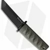 Cold Steel Kyoto II Fixed Blade Knife Tanto OD Green (3.38" Black) 1 Cold Steel Kyoto II Fixed Blade Knife Tanto OD Green (3.38" Black) -Avokelavavat Sales Store Cold Steel Kyoto II Fixed Blade Tanto OD Green Black BHQ 174024 jr