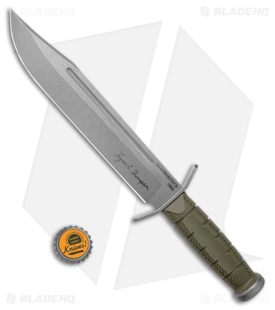 Cold Steel Lynn Thompson Leatherneck Bowie Fixed Blade Knife (10.5" Stonewash) 6 Cold Steel Lynn Thompson Leatherneck Bowie Fixed Blade Knife (10.5" Stonewash) - Image 4