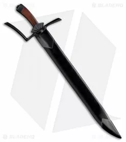 Cold Steel MAA Messer Sword W/ Rosewood Handle (22" Black) 88GMSSM -Avokelavavat Sales Store Cold Steel MAA Messer Sword Rosewood Handle Black BHQ 44191 jr sheath