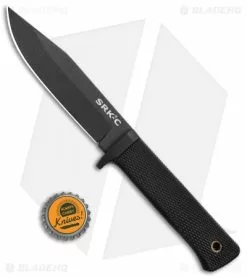 Cold Steel SRK-C Compact Fixed Blade Knife Kray-Ex (5" Black) 49LCKD -Avokelavavat Sales Store Cold Steel SRK Compact Kray Ex 49LCKD BHQ 106762 jr bottlecap