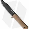 Cold Steel SRK Compact Fixed Blade Knife Desert Tan Kray-Ex (5" Black SK-5)